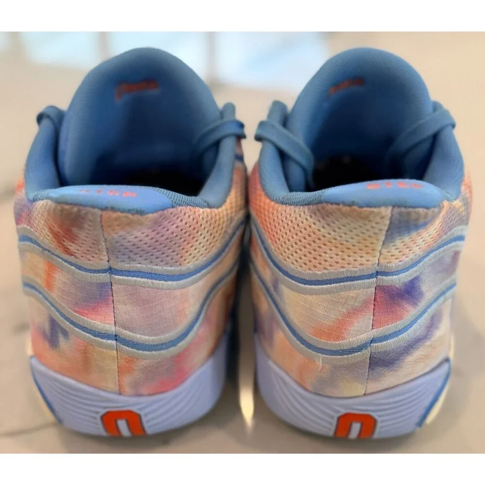 Jordan Tatum 3 Tie Dye Blue Pink Basketball Sneaker HF 3136–400 Youth 7